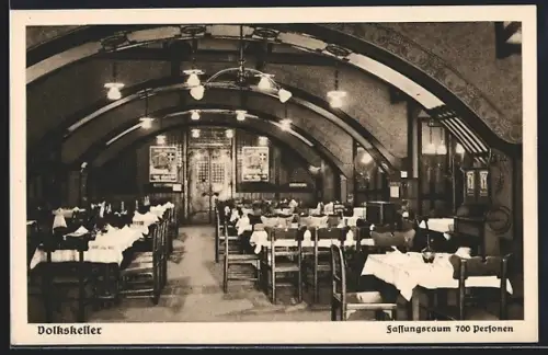 AK Wien, Volkskeller im Restaurant Rathauskeller