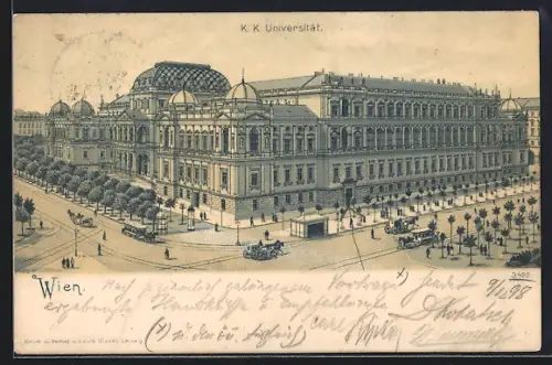 Lithographie Wien, K. K. Universität
