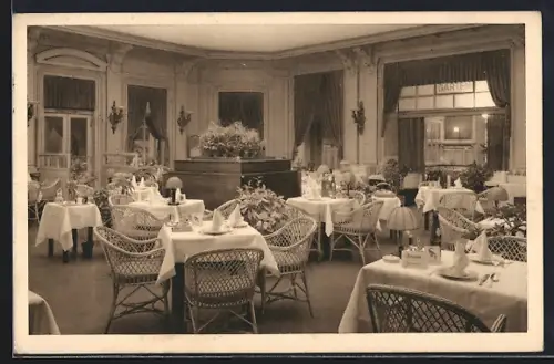 AK Wien, Gaststätte Zur Linde  und Lindenkeller, Blick in den Speisesaal, Rotenturmstrasse 12