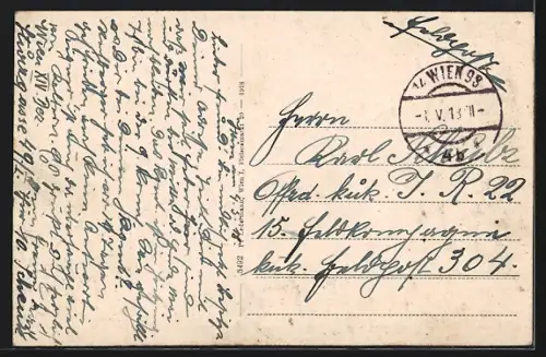 AK Wien, K. u. k. Reichskriegsministerium am Stubenring mit Geschäft von Josef Weiss