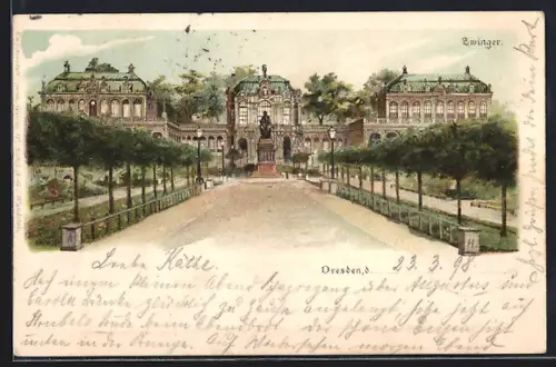 Lithographie Dresden, Zwinger