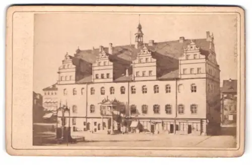 Fotografie unbekannter Fotograf, Ansicht Wittenberg, Rathaus