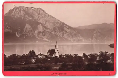 Fotografie Würthle & Spinnhirn, Salzburg, Schwarzstrasse No 9, Ansicht Altmünster, Landschaft von Altmünster