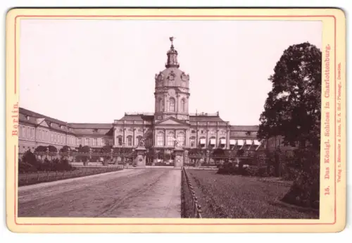 Fotografie Römmler & Jonas, Dresden, Ansicht Berlin, Das königl. Schloss in Charlottenburg