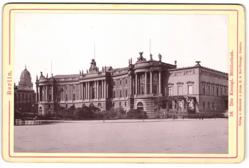 Fotografie Römmler & Jonas, Dresden, Ansicht Berlin, Die Königliche Bibliothek