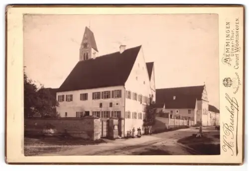 Fotografie Hans Bischoff, Memmingen, Ulmer-Thor, Ansicht Bad Wörishofen, Pfarrhof von Pfarrer Sebastian Kneipp