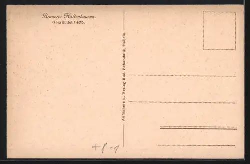 AK Hallein, Partie mit Brauerei Kaltenhausen