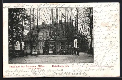 AK Ratzeburg, Gasthaus Farchauer Mühle, Inh. E. Kähler
