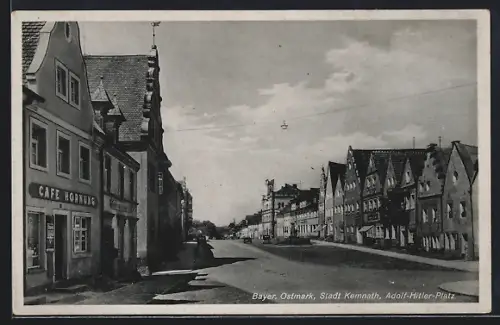 AK Kemnath / Opf., Cafe Hornung am Platz