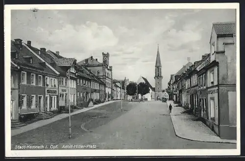 AK Kemnath i. Opf., Platz mit Auto