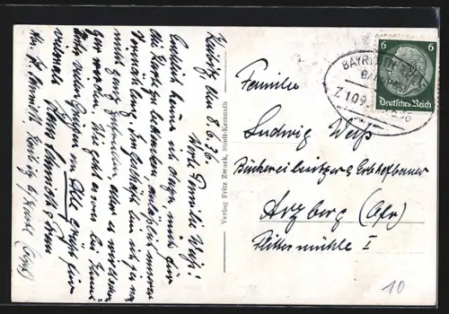 AK Kemnath i. Opf., Platz mit Auto