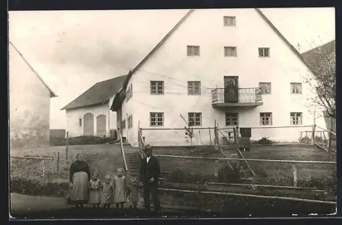 Foto-AK Markt Indersdorf, Haus & Hof Sebald