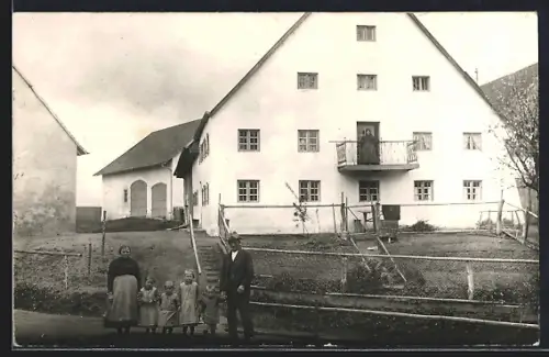 Foto-AK Markt Indersdorf, Haus & Hof Sebald
