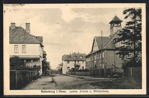 AK Rotenburg i. Hann., Landw. Schule und Mittelschule