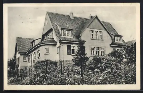 AK Oberheldrungen, Haus auf dem Berge, Heim des Ev. Jungmädchenbundes