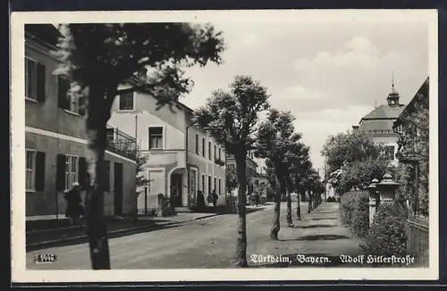 AK Türkheim /Bayern, Partie in der strasse