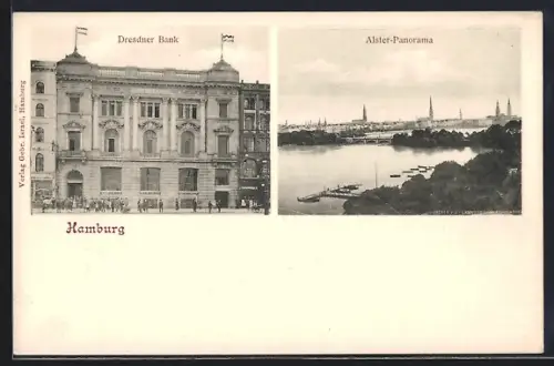 AK Hamburg, Dresdner Bank, Jungfernstieg 22