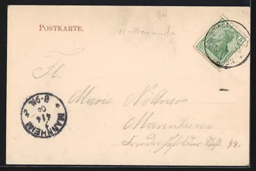 AK Greffern a. Rh., Gasthaus zum Schiff, Schiffbrücke, Verladstelle a. Rhein