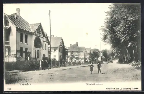 AK Schwartau, Kinder in der Elisabethstrasse