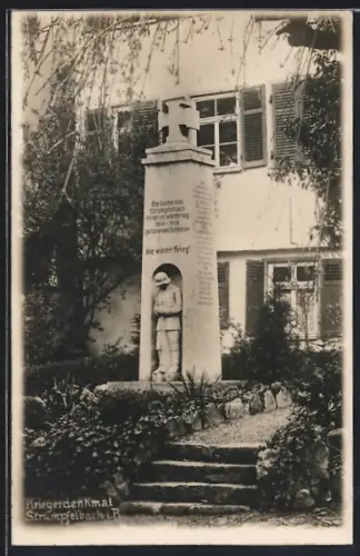 AK Strümpfelbach, Kriegerdenkmal