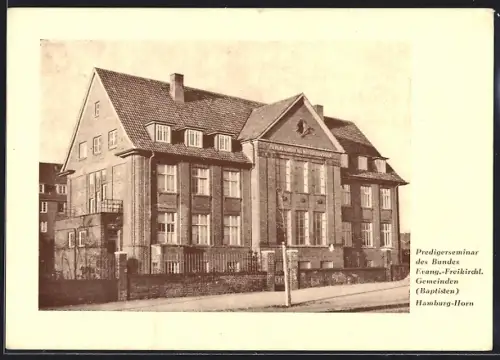 AK Hamburg-Horn, Predigerseminar des Bundes Evang.-Freikirchl. Gemeinden
