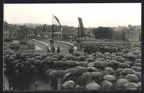 Foto-AK Esslingen / Neckar, Brückenweihe 1930