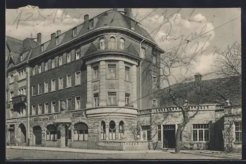 AK Potschappel, Hotel Goldener Löwe, Inh. Hermann Mies