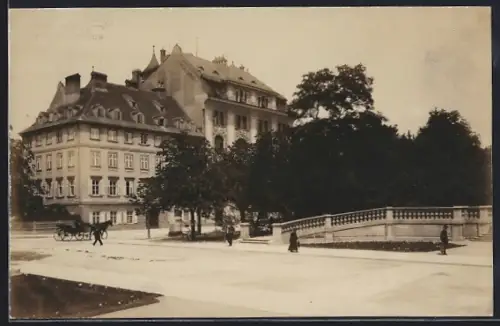 Foto-AK München, Maximiliansplatz Ecke Max-Joseph-Strasse