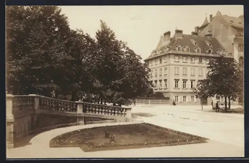 Foto-AK München, Maximiliansplatz Ecke Max-Joseph-Strasse