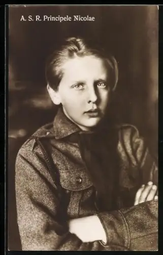 AK Principele Nicolae von Rumänien