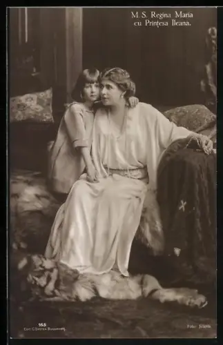 AK Regina Maria cu Printesa Ileana