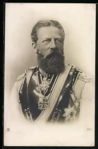 Foto-AK Friedrich Wilhelm III. von Preussen in Uniform