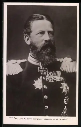 AK Friedrich Wilhelm III. von Preussen in Uniform