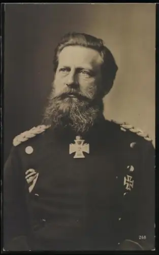AK Portrait des stattlich gekleideten Friedrich Wilhelm III. von Preussen in Uniform