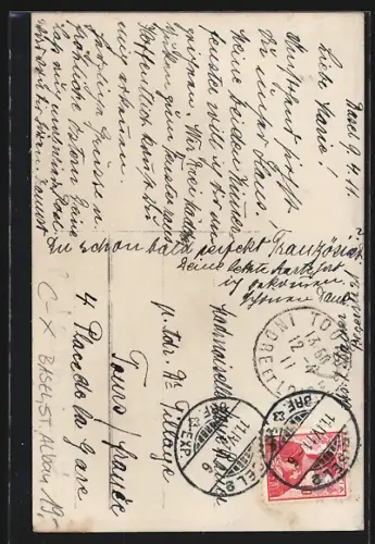 Foto-AK Basel, St. Alban