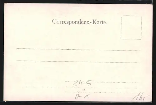 AK Klosterneuburg, Hochwasser am 17.9.1899, überschwemmte Gärten in der Schüttau
