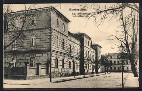 AK Krotoschin, Kgl. Amtsgericht m. Schützenhaus