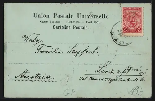 Mondschein-AK Syra, Vue de Syra