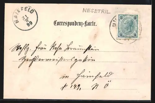 AK Wien, Breitensee, St. Josephs-Kinder-Asyl i. d. Nuss-Allee