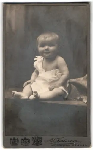 Fotografie Ad. Hartmann, Dessau, Franz-Str. 25, Porträt eines Kleinkindes