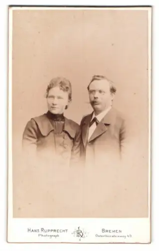 Fotografie Hans Rupprecht, Bremen, Osterthorsteinweg 49, Porträt eines Paares