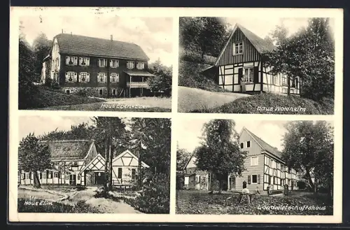 AK Weltersbach, Häuser Eben-Ezer, Waldheim, Elim und Landwirtschaftshaus