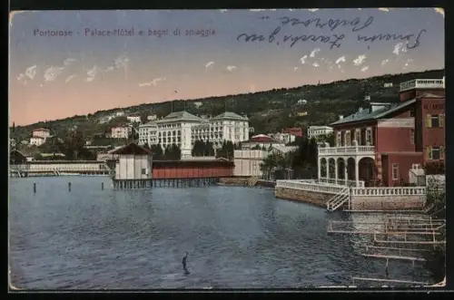 AK Portorose, Palace-Hotel e bagni di spiaggia
