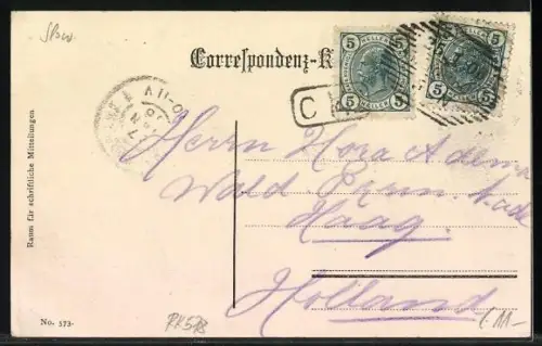 AK Steinbrück, Ortsansicht aus der Vogelschau