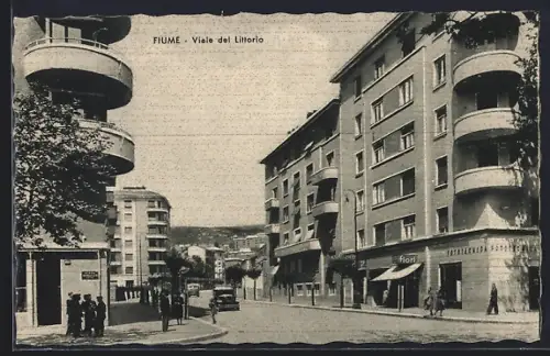 AK Fiume, Viale del Littorio