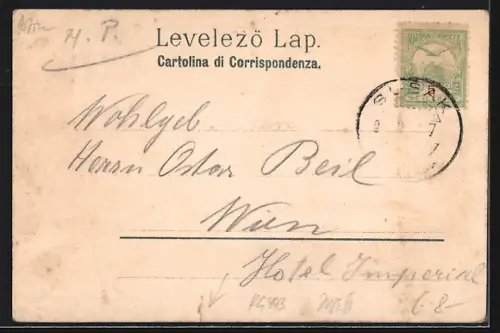 Lithographie Fiume, Corso