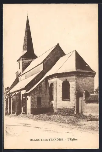AK Blangy-sur-Ternoise, L`Église