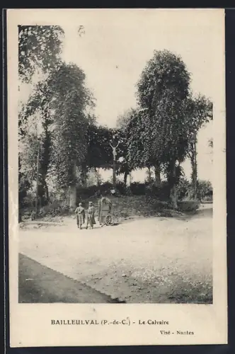 AK Bailleulval /P.-de-C., Le Calvaire