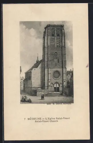 AK Béthune, L`Église Saint-Vaast