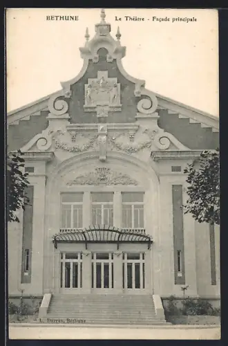 AK Béthune, Le Théâtre, Facade principale